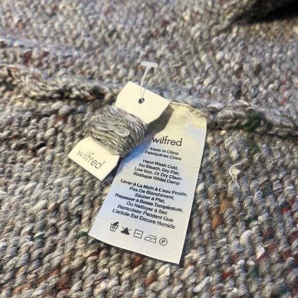 Aritzia Wilfred - Dunkirk Sweater Vest - Light Grey Mix - Picture 6 of 7